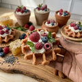 Waffle Candle